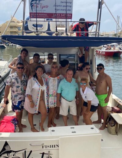 Paseo en barco en Benalmádena en grupo en la embarcación Yo Te Espero